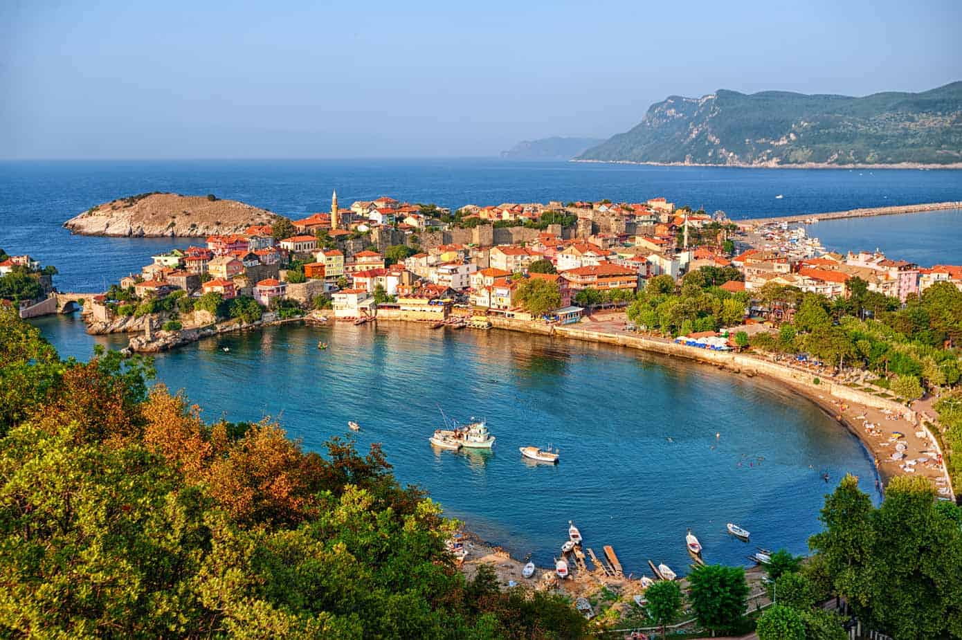 Amasra, Turkey on the Black Sea.