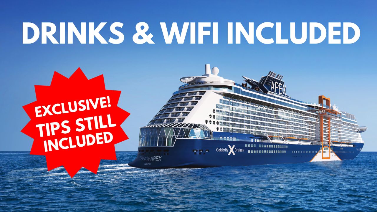 Celebrity: Drinks, Wifi, and Tips Included | Cruise Travel Outlet