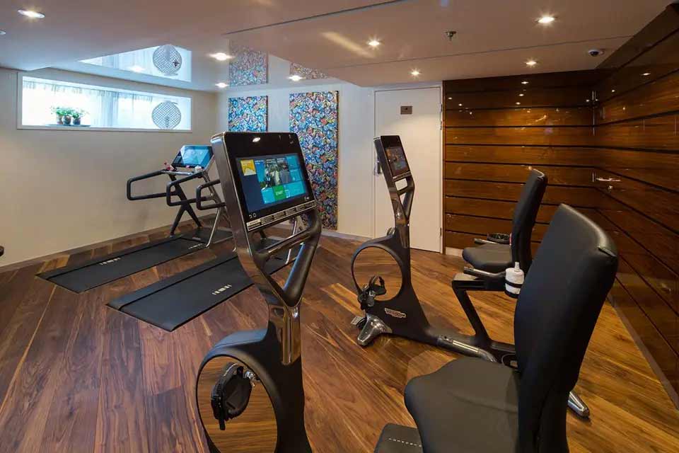 AmaMora fitness room.