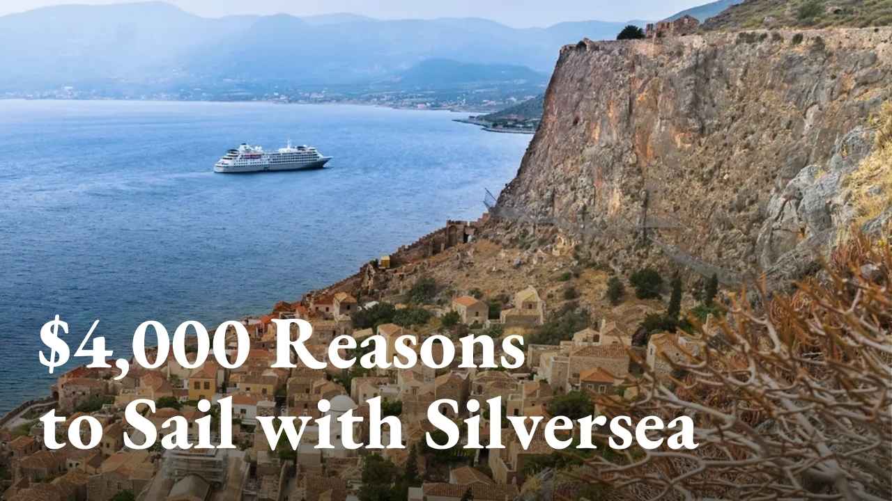 $4,000 reasons to sail with Silversea.