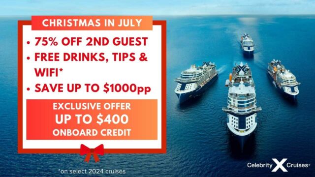 Celebrity: 75% Off 2nd Guest + Exclusive Rates + FREE Tips