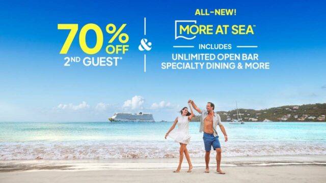 Norwegian: 70% Off 2nd Guest + More at Sea™