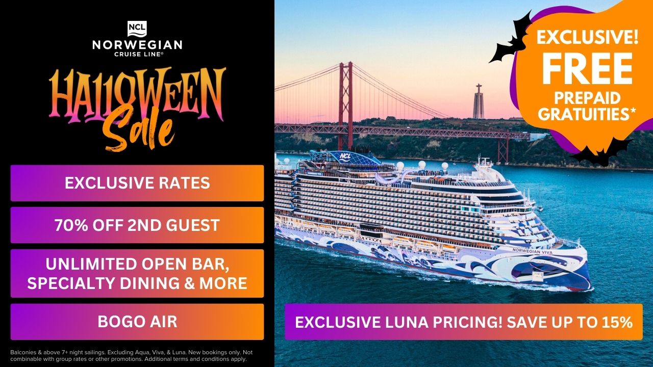 Norwegian Cruise Line Halloween Sale.