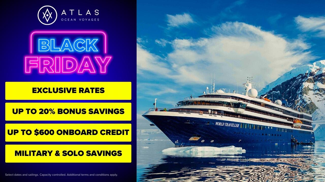 Atlas Ocean Voyages Black Friday sale.