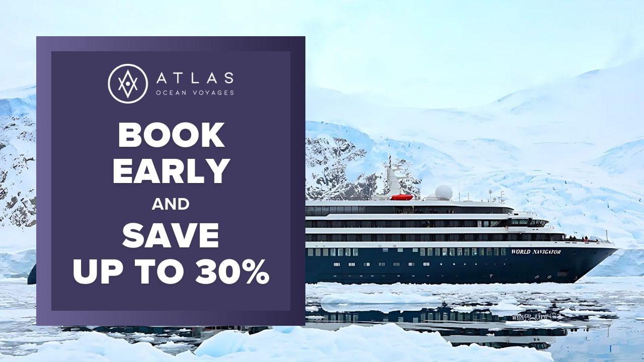 Atlas ocean voyages early booking sale.