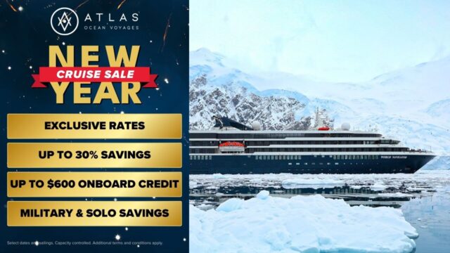 Atlas Ocean Voyages New Year Sale