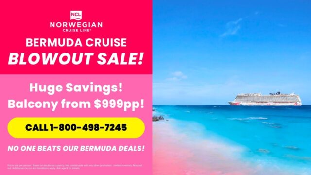 Bermuda Cruise Blowout Sale