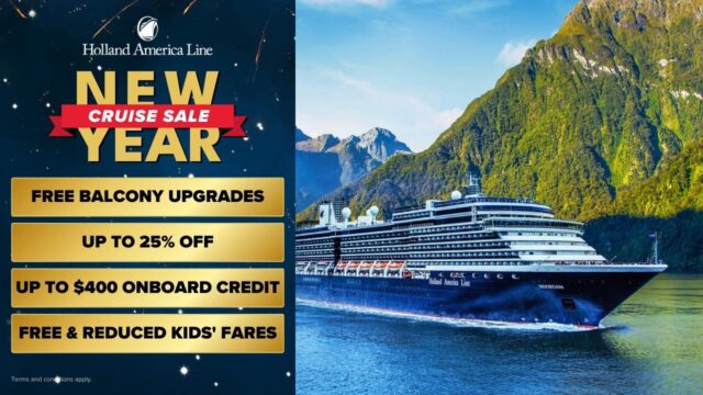 Holland America New Year Sale