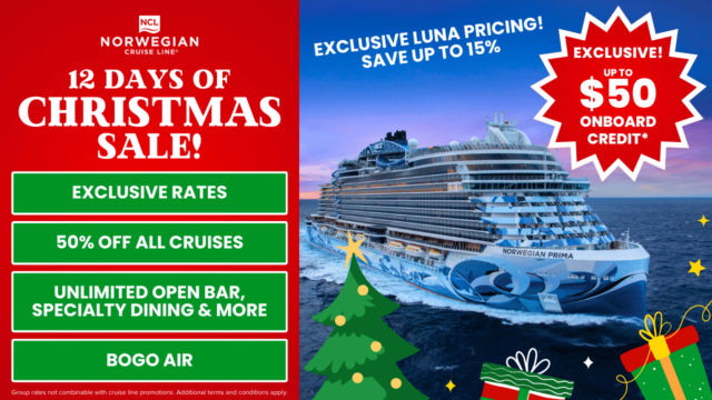 Norwegian 12 Days of Christmas Sale