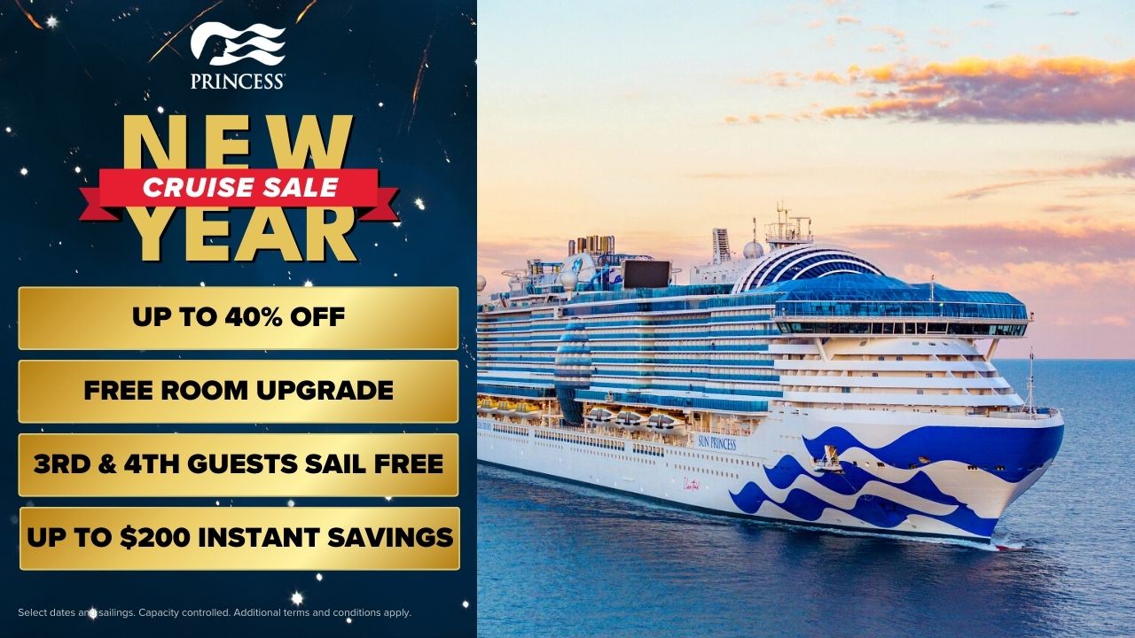 Princess cruises new year sale.