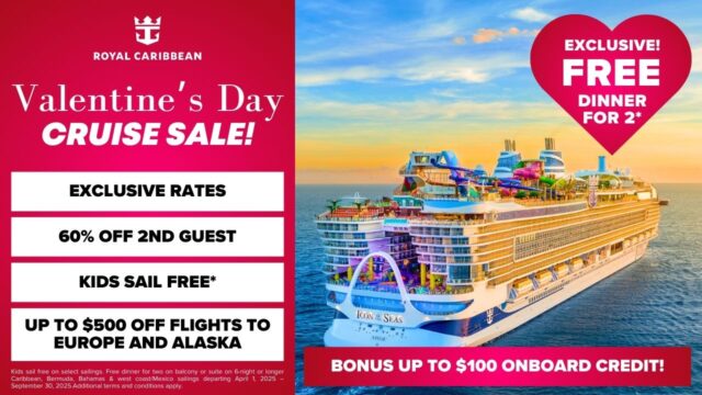 Royal Caribbean Valentine’s Day Sale