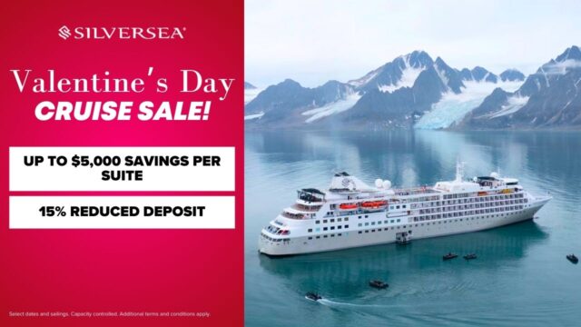 Silversea Cruises Valentine’s Day Sale