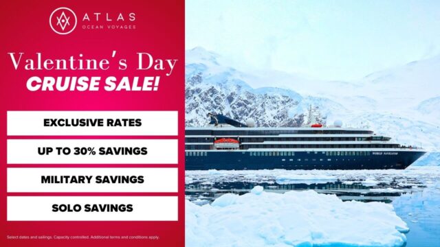 Atlas Ocean Voyages Valentine’s Day Sale