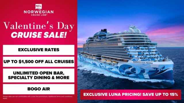 Norwegian Cruise Line Valentine’s Day Sale