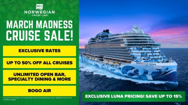 Norwegian Cruise Line March Madness Sale