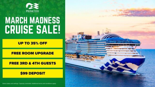 Princess Cruises March Madness Sale