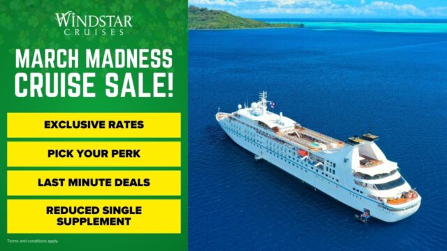 Windstar Cruises March Madness Sale